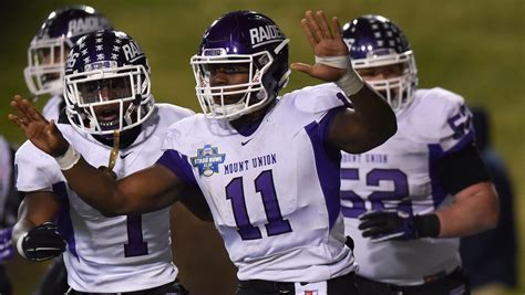 mount union college|mount union college football.